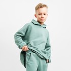 Костюм детский (худи, брюки) MINAKU, хаки, рост 158 см - Фото 11