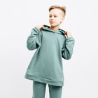 Костюм детский (худи, брюки) MINAKU, хаки, рост 158 см - Фото 9