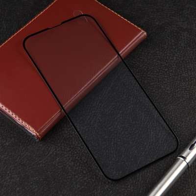 Защитное стекло mObility, для iPhone 13 Pro Max, полный клей, черное