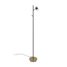 Напольный светильник (торшер) 35Вт, 1хGU10, 147,5x23 см, чёрный - Фото 2