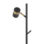 Напольный светильник (торшер) 35Вт, 1хGU10, 147,5x23 см, чёрный - Фото 5