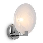 Настенный светильник 60Вт, 1хE14, 26x20 см, хром - фото 296541389