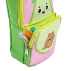 Пенал школьный, текстиль, с карманом, 10×22×7 см«Авокадо» - Фото 5