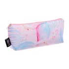 Пенал школьный, текстиль, 10×21×4 см «Перья» - Фото 2