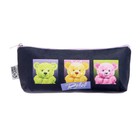 Пенал школьный, текстиль, 8×19.5×3 см «Мишки» - Фото 3