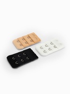 Застёжка для бюстгальтера, удлинитель, 3 ряда 2 крючка, 3.2×5 см, 3 шт. 9410998 - фото 14573784