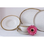 Чайная пара Magistro Poursephona, чашка 250 мл, блюдце d=16 см, фарфор, белая - Фото 9