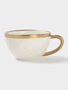 Чайная пара Magistro Poursephona, чашка 250 мл, блюдце d=16 см, фарфор, белая - Фото 10