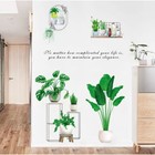 Наклейка пластик интерьерная цветная "Комнатные растения" 60х90 см - фото 319339865