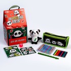 Подарочный набор с мягкой игрушкой «Панда», 8 предметов - Фото 3
