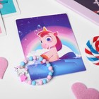 Браслет детский «Выбражулька», фигурка единорожка, цветной - фото 24340316