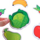 МАКСИ - пазл в рамке «Овощи и фрукты», 8 деталей, Крошка Я - фото 24246031