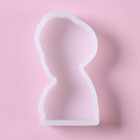 Молд для заливки Доляна «Портрет», силикон, 11×6×2.1 см, прозрачный - Фото 2