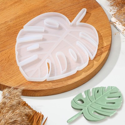 Молд Доляна «Тропики», силикон, 24.5×17.5×1 см, прозрачный