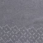 Полотенце махровое Baldric 30Х60см, цвет серый, 360г/м2, 100% хлопок - Фото 2
