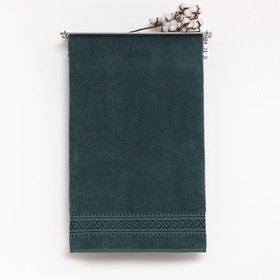 Полотенце махровое Pirouette 100Х150см, цвет зелёный, 420г/м2, 100% хлопок
