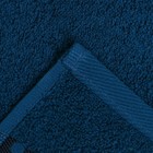 Полотенце махровое Pirouette 100Х150см, цвет синий, 420г/м2, 100% хлопок - фото 22091813