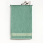 Полотенце махровое Pirouette, 70х130см, цвет зеленый, 420г/м2, хлопок - Фото 1