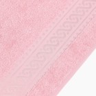 Полотенце махровое Pirouette 50Х90см, цвет розовый, 420г/м2, 100% хлопок - фото 24740680