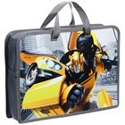 Папка пластиковая с ручками А4, на молнии, 8×33×24 см, «Трансформеры» - Фото 4