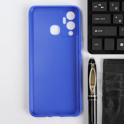 Чехол Red Line Ultimate, для телефона Infinix HOT 12 PLAY, силиконовый, синий