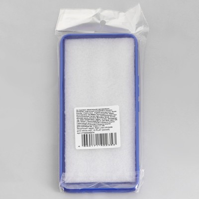 Чехол Red Line Ultimate, для телефона Infinix HOT 12 PLAY, силиконовый, синий