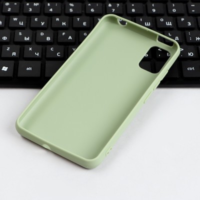 Чехол Red Line Ultimate, для телефона Itel A17, силиконовый, оливковый