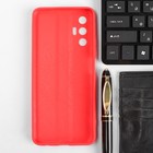 Чехол Red Line Ultimate, для телефона Tecno Pova 3, силиконовый, красный - фото 7804519