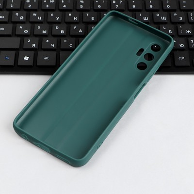 Чехол Red Line Ultimate для телефона Tecno Pova 3, силиконовый, тёмно-зеленый
