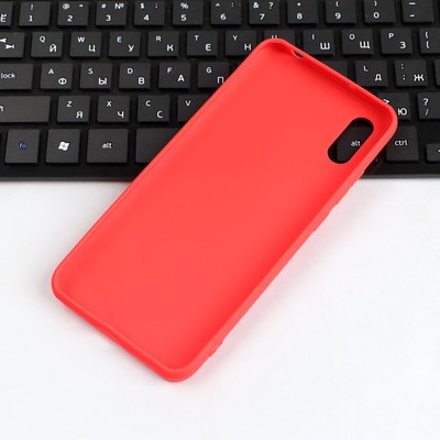 Чехол Red Line Ultimate, для телефона Xiaomi Redmi 9A, силиконовый, красный