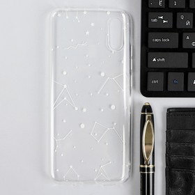 Чехол iBox Art, для телефона Xiaomi Redmi 9A, силиконовый, прозрачный, созвездие