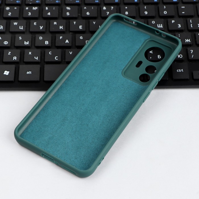 Чехол iBox Case, для телефона Xiaomi 12T, силиконовый, защита камеры, зеленый - фото 51483859