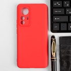 Чехол iBox Case, для телефона Xiaomi 12T, силиконовый, защита камеры, красный - фото 319340971