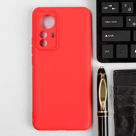 Чехол iBox Case, для телефона Xiaomi 12T, силиконовый, защита камеры, красный