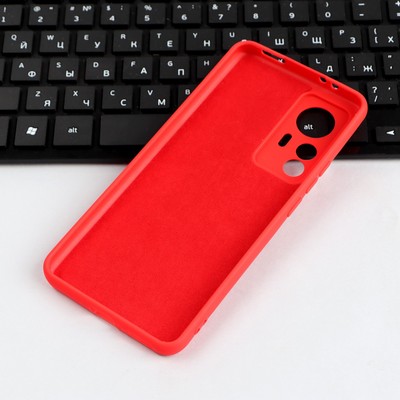 Чехол iBox Case, для телефона Xiaomi 12T, силиконовый, защита камеры, красный