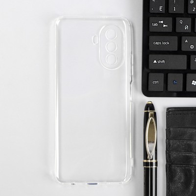 Чехол iBox Crystal, для телефона Huawei Nova Y70, силиконовый, прозрачный