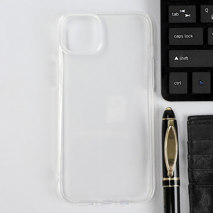 Чехол iBox Crystal, для телефона iPhone 14 Plus, силиконовый, прозрачный - Фото 1