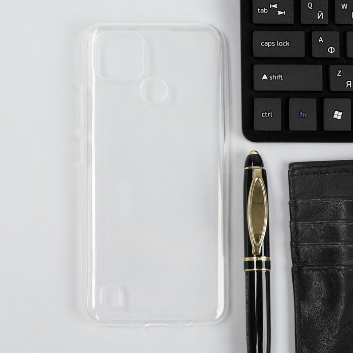 Чехол iBox Crystal, для телефона Realme C21, силиконовый, прозрачный - Фото 1
