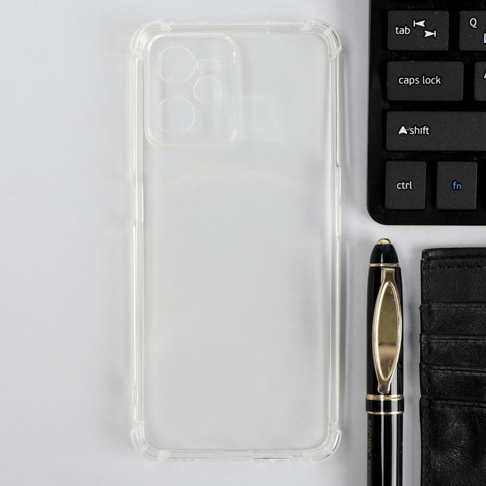 Чехол iBox Crystal, для телефона Realme C35, силиконовый, противоударный, прозрачный - Фото 1