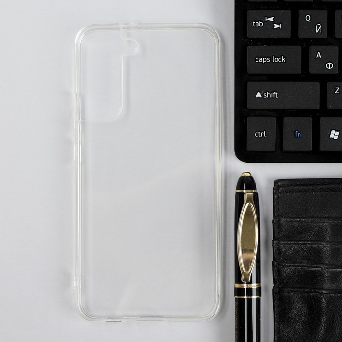 Чехол iBox Crystal, для телефона Samsung Galaxy S22+, силиконовый, прозрачный - Фото 1