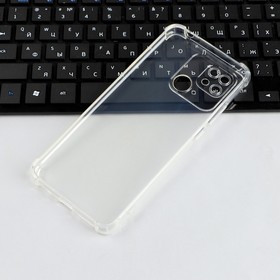 Чехол iBox Crystal, для телефона Xiaomi Redmi 10C, силиконовый, противоударный, прозрачный