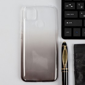 Чехол iBox Crystal, для телефона Xiaomi Redmi 9C, силиконовый, черный градиент