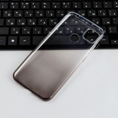 Чехол iBox Crystal, для телефона Xiaomi Redmi 9C, силиконовый, черный градиент