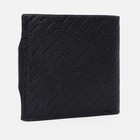 Портмоне мужское на магните, отдел для купюр, для монет, для карт, цвет чёрный - Фото 2