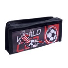 Пенал школьный на молнии "Футбол", 2 отделения, МИКС - фото 22092904