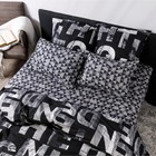 Постельное бельё Евро Luisa de Rizzo Лондон 200х215 см, 240х215 см, 70х70 см 2шт, поплин 110гр хл100% - фото 22093047