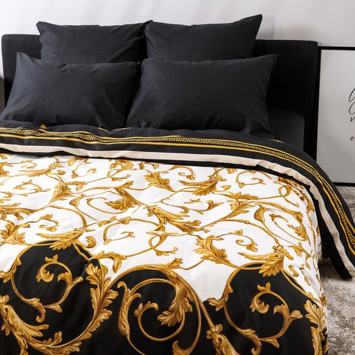 Постельное бельё 1,5сп Luisa de Rizzo Палермо 145х215, 150х220, 70х70см 2шт бязь 120г/м , хлопок 100%