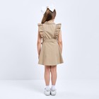 Платье детское двубортное KAFTAN, размер 30 (98-104 см), бежевое 9512362 - фото 10347532