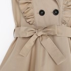 Платье детское двубортное KAFTAN, размер 30 (98-104 см), цвет бежевый - Фото 9