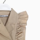 Платье детское двубортное KAFTAN, размер 30 (98-104 см), бежевое 9512362 - фото 10347539